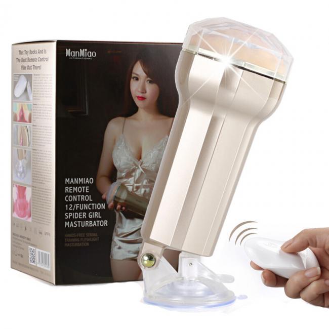 Âm Đạo Dán Tường Cao Cấp Điều Khiển Từ Xa - ManMiao Gold Sang Trọng