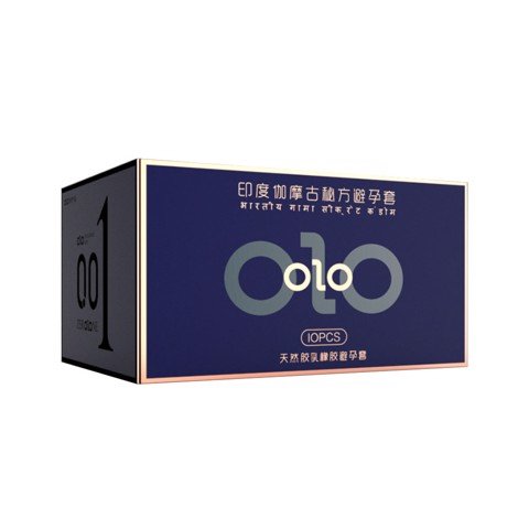 Bao cao su OLO 0.01 Xanh - Siêu mỏng mát lạnh kéo dài thời gian - Hộp 10 cái