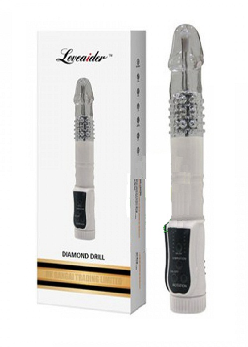 Dương Vật Đa Năng Rung Ngoáy Cao Cấp Sang Trọng - Loveaider Diamond Drill