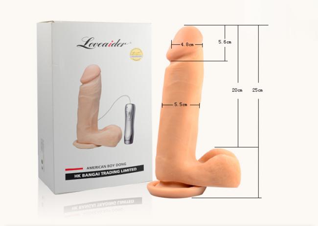 Dương Vật Dán Tường Cao Cấp Siêu NgoáySiêu Mềm Mịn Như Thật - Loveaider Boy Dong