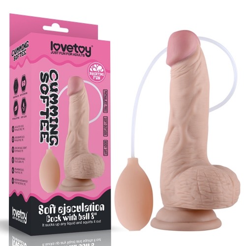 Dương Vật Giả Dán Tường Bắn Tinh Như Thật - Lovetoy Cumming 8in