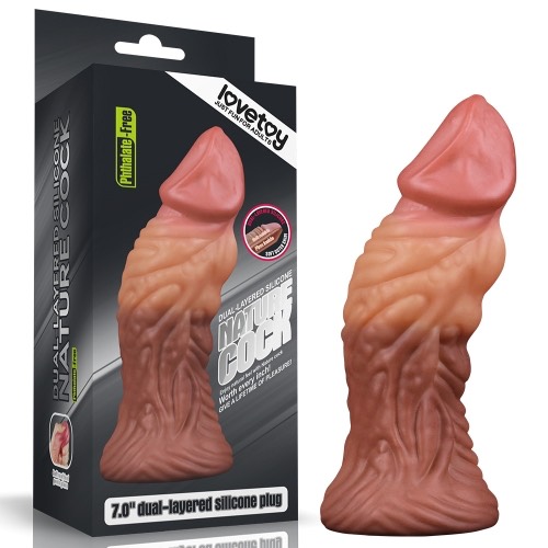 Dương Vật Giả Dán Tường Siêu Khủng Siêu Gân 7in - Silicon 2 Lớp Siêu Mềm Mịn Lovetoy USA