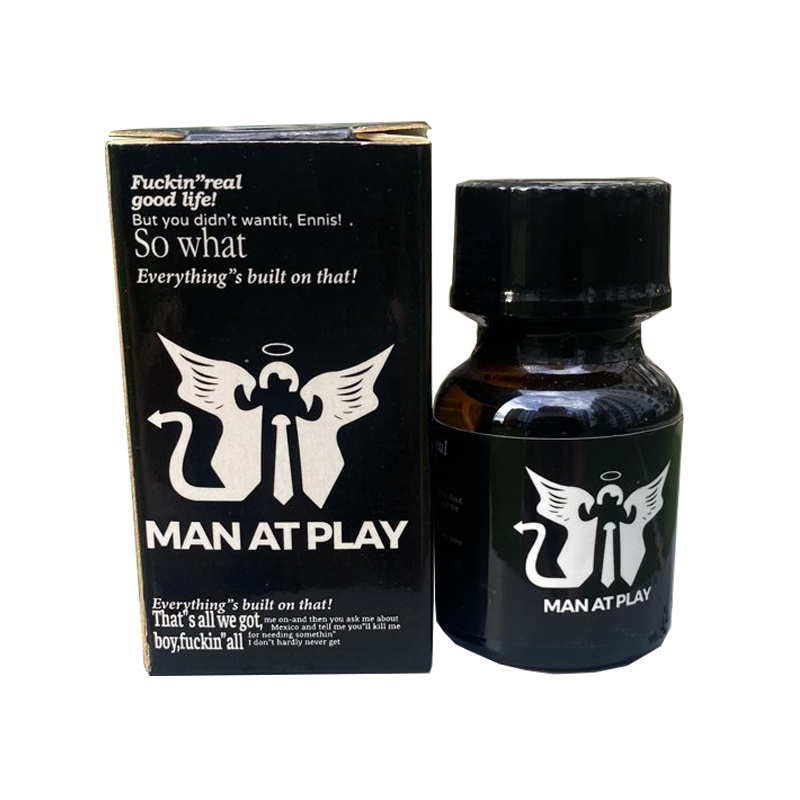 Popper giá rẻ Man At Play đen 10ml chính hãnh dành cho Top Bot loại mạnh