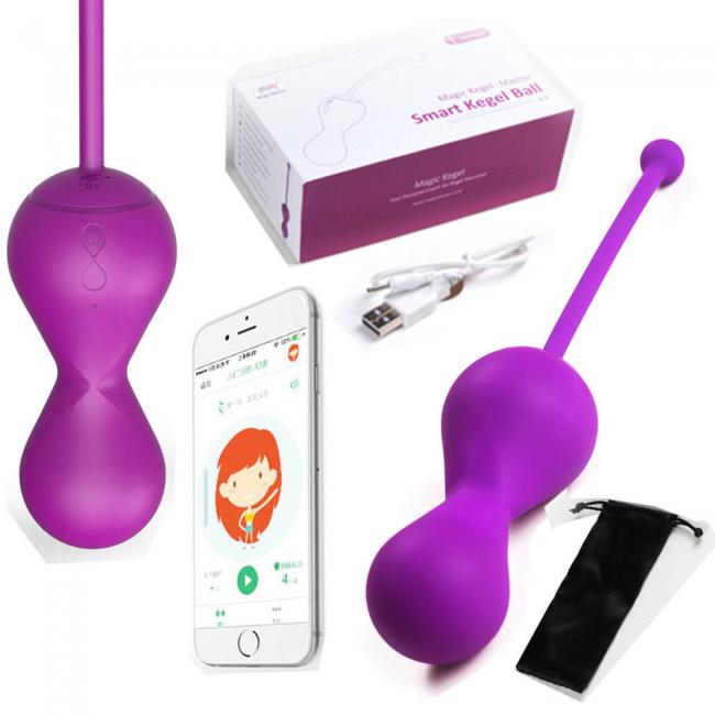 Trứng Rung Kích Thích Điểm G Điều Khiển Qua Điện Thoại - Kèm Tính Năng Tập Se Khít Âm Đạo Magic Kege